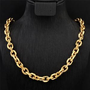 Collares Cubanos para Hombre JXX Fashion Design, Chapados en Oro de 24K, 45/60/70 cm, Cadenas de Latón Económicas, Estilos Modernos y Elegantes para Regalos - Product Image 5
