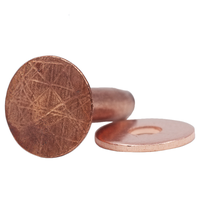 Rivets en laiton cuivre bavures rondelles Rivet en cuir pour ceintures portefeuilles colliers