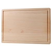 Planche à découper en bois d'érable réversible avec rainure pour les jus, grande planche à fruits et charcuterie pour la cuisine
