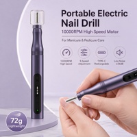 Machine à ongles électrique professionnelle sans fil, portable, rechargeable par USB, polisseuse à ongles électrique