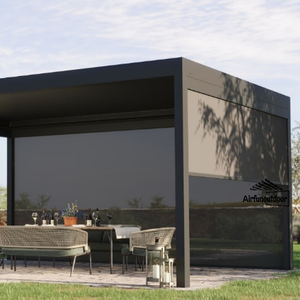 <span class=keywords><strong>Mini</strong></span> kits de <span class=keywords><strong>pergola</strong></span> en aluminium avec cadre enduit de poudre de toit à persiennes Installation facile Caractéristiques anti-pourriture Comprend des supports de <span class=keywords><strong>pergola</strong></span> - Product Image 4