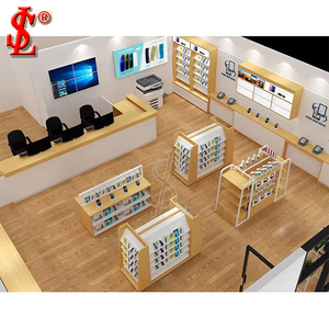 Comptoir d'affichage de téléphone portable commercial Idées de <span class=keywords><strong>décoration</strong></span> de <span class=keywords><strong>magasin</strong></span> de téléphone portable Design d'intérieur - Product Image 1