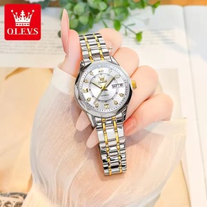   Reloj de Mujer 6727, Reloj Mecánico Automático de Acero Inoxidable, Resistente al Agua, con Calendario y Semana, Relojes de Lujo Elegantes para Mujer, Nuevo - Product Image 2