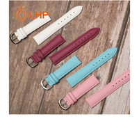 Bracelet de montre intelligent classique haut de gamme en cuir à grain croisé 16/18/20/22mm avec boucle à ardillon étanche avec longueur de bande de 75 + 115mm