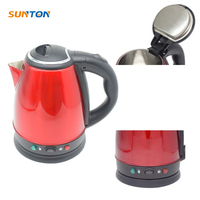 SUNTON meilleure vente double interrupteur Argentine mate bouilloire à thé 1.8/2.0 bouilloire électrique en acier inoxydable avec contrôle de la température