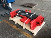 Nouvel Arrivage Fendeuse de Bois SLN, Attache Hydraulique pour Excavatrice, Construction de Châssis Optimisée FEA, Moteur, 5-8 Tonnes, 360 kg, Pour Bois de Chauffage sur Site