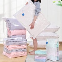 Sac de rangement sous vide de qualité supérieure, fermeture éclair, pliable, gain de place, organisateur de vêtements, empilable, compression, écologique
