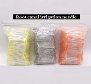 SJ 30G 25G 27GA Jarum Suntik Endo Irigasi Jarum Setengah Potong, Lubang Samping Tertutup Ujung Dental 25G 27GA Grosir - Product Image 5