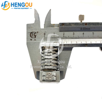 Machine à numéroter à 6 chiffres 4x8 en acier, à numérotation inversée, avec caractères gothiques, pièces de machine d'impression