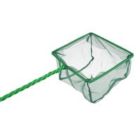 Grande pêcheuse carrée de 3 à 12 pouces avec long manche pour aquarium, accessoires pour Betta et crevettes, outils de nettoyage pour aquarium