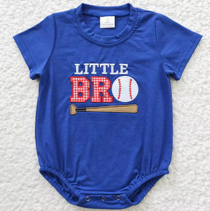 Conjunto Ecológico RTS Azul Marino con Top Rojo de Béisbol y Pantalones Cortos con Volantes a Cuadros - Product Image 2