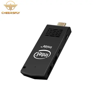 Hot Promotion T5 Computer Intel Cherry Trail Z8350 4G Ddr 64G Emmc Manufacture Fanless Mini Pc stick