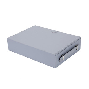 Tùy Chỉnh Logo Dập Nổi Bàn Giao Hộp Da PU Lưu Trữ Chìa Khóa Trường Hợp Tài Liệu Tổ Chức Hộp - Product Image 6