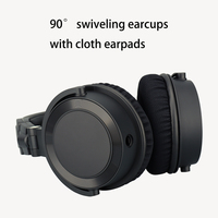 Casque de monitoring professionnel Audfine DH7100 pliable avec aimants néodyme de 50 mm et réponse en fréquence étendue pour l'enregistrement en studio
