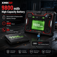 XMH32 Tablet Industri Tangguh 10.1 Inci 5G Android 13 DMR Walkie Talkie Pemindai Barcode 2D Kamera 64MP PDA