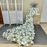 Pengaturan bunga gantung panduan jalan bunga bayi bunga Runner Ball untuk pernikahan dekorasi pengantin Gypsophila lengkungan bunga St