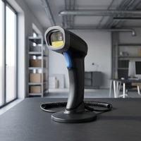 Lecteur de codes-barres filaire USB portable pour magasin et supermarché