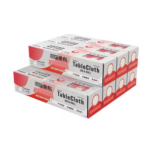 Giá thấp dùng một lần khăn trải bàn nhựa Khăn trải bàn màu đỏ và trắng CuộN rô PE Khăn trải bàn - Product Image 4