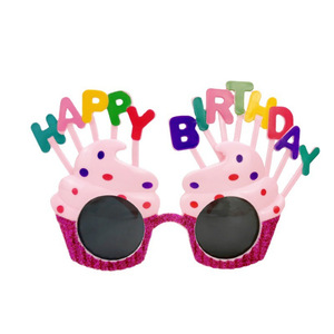 Lunettes de fête drôles lunettes de soleil de fête de garçon de fille drôle nouveauté accessoires de cabine <span class=keywords><strong>Photo</strong></span> fête joyeux anniversaire lunettes - Product Image 6