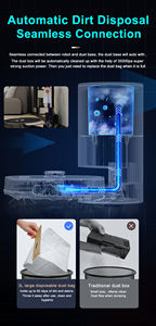 ABIR R30 Multiple Cleaning Modes <strong>Robot</strong> <strong>Vacuum</strong> <strong>Best</strong> for <strong>Pet</strong> <strong>Hair</strong>, Hard Floor &amp; Carpet - Product Image 4