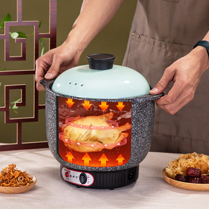 Nouveau produit très vendu cuisinières <span class=keywords><strong>en</strong></span> céramique portables <span class=keywords><strong>mijoteuse</strong></span> à soupe marmite électrique avec couvercle marmite électrique multifonction - Product Image 6