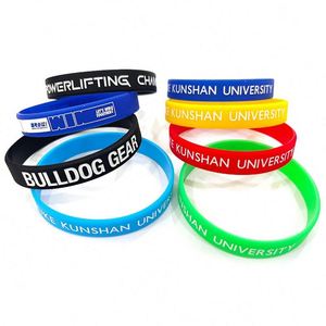 Pulseras de Silicona Personalizadas de Alta Calidad, Pulseras de Goma con Mensaje o Logotipo, Pulsera de Baloncesto - Product Image 6