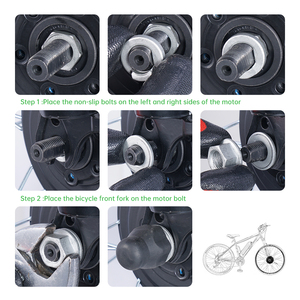<span class=keywords><strong>Kit</strong></span> de Conversión de Motor de Cubo Trasero para Bicicleta Eléctrica de 20'', 24'', 26'', 27.5'', 28'', 29'' Pulgadas y 700c, Bicicleta Eléctrica de 250w, 350w, 500w - Product Image 5