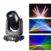 Projecteur professionnel à tête mobile 450W Prism King IP33, faisceau lumineux HID, contrôle DMX512, 14 couleurs + blanc, 16 gobos, CRI 90 élevé, pour scène d'hôtel