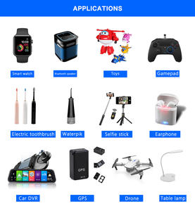 3mm Rechargeable Lithium polymer batterie 323450 303450 3.7v 550mAh LiPo Battery With KC CE RSOHS - Product Image 5