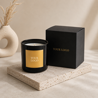 Bougie parfumée en cire de soja LF Luxury Floral Rose Scent pour cadeau de mariage, bougie parfumée personnalisée, OEM ODM