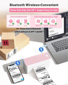 Impresora de Etiquetas de Envío Phomemo PM241 BT 4x6, Impresora Térmica de Etiquetas para EBay, Shopify, Shopee, <span class=keywords><strong>Aliexpress</strong></span> - Product Image 4