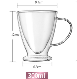 Juego de Tazas de Vidrio de Doble Pared para Café Latte, Espresso, Capuchino y Té, para Bar, Hotel, Restaurante, Hogar y Bodas, Venta al Por Mayor - Product Image 2