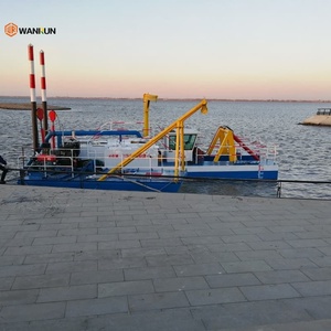 Promotion : Drague à aspiration de 6 pouces, bateau de dragage de sable portable avec moteur diesel pour le nettoyage des rivières - Product Image 2