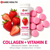 Comprimés effervescents de collagène à marque privée ODM/OEM, enrichis en vitamines, biotine, zinc, antioxydants, pour la peau, les cheveux, les ongles et le soutien immunitaire