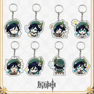 Porte-clés en acrylique personnalisé de dessin animé Anime Fabricant de porte-clés mignon populaire Pendentif holographique <span class=keywords><strong>Genshin</strong></span> <span class=keywords><strong>Impact</strong></span> Charms Wholesale - Product Image 4