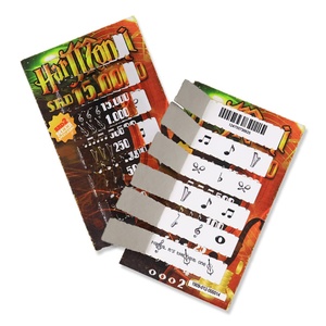 Billets à gratter personnalisés en gros pour jeux, en papier d'art, avec impression numérique, à vendre - Product Image 1