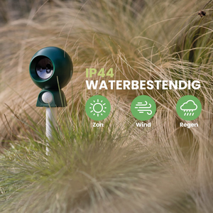 Năng lượng mặt trời siêu âm ngoài trời không thấm nước Deer Repellent Rip cảm biến <span class=keywords><strong>LED</strong></span> nhấp nháy ánh sáng mèo gấu trúc Chồn Hôi thỏ Repellent - Product Image 5