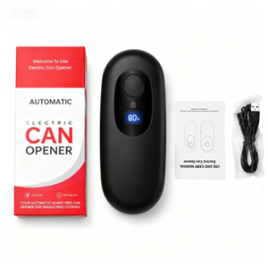 Ouvre-boîte électrique rechargeable à une touche, outil de cuisine mains libres 2000mAh, cadeau idéal pour la famille, <span class=keywords><strong>Black</strong></span> <span class=keywords><strong>Friday</strong></span>, Noël - Product Image 2