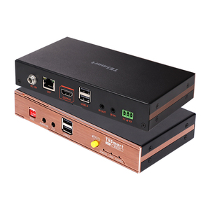 Tesmart 100M <span class=keywords><strong>HDMI</strong></span> KVM Extender 4K 30Hz รับและส่งสัญญาณสนับสนุนสายเคเบิล Cat6 RS232สำหรับการควบคุมความปลอดภัยศูนย์ - Product Image 4