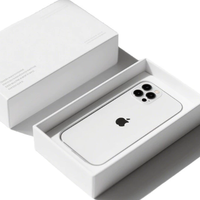 Boîte d'emballage cadeau en carton rigide avec couvercle et base, spécifications de la coque de téléphone avec logo personnalisé en gros