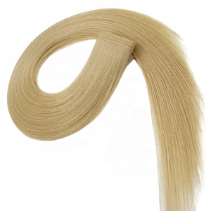 Salon Quality Raw Double Drawn New Pu Weft Pu Hole Weft Hair Extensions 100% Human Hair Weft PU Genius Weft Hair Extensions - Product Image 4