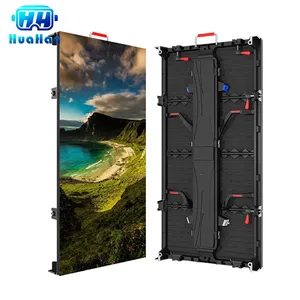 Wall ground support truss display flexible led screen video wall for led stage background