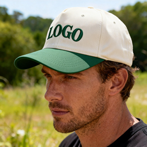 Casquettes de baseball bicolores à 6 panneaux avec logo personnalisé, structurées, 100 % coton, style A-frame, vente en gros, chapeaux de sport, OEM ODM - Product Image 6