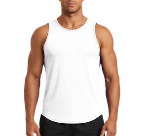 Débardeur de sport pour <span class=keywords><strong>homme</strong></span> à séchage rapide, sans manches, respirant, pour la course et le fitness, couleur unie, vêtement athlétique - Product Image 2