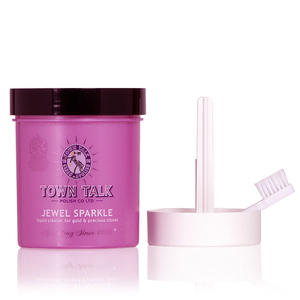 Town Talk Jewel Sparkle Solution 225ML Gold Diamond Jewellery Cleaning Liquid High Efficiency Jewelry Platinum <strong>Dip</strong> Bath <strong>Cleaner</strong> - Product Image 2