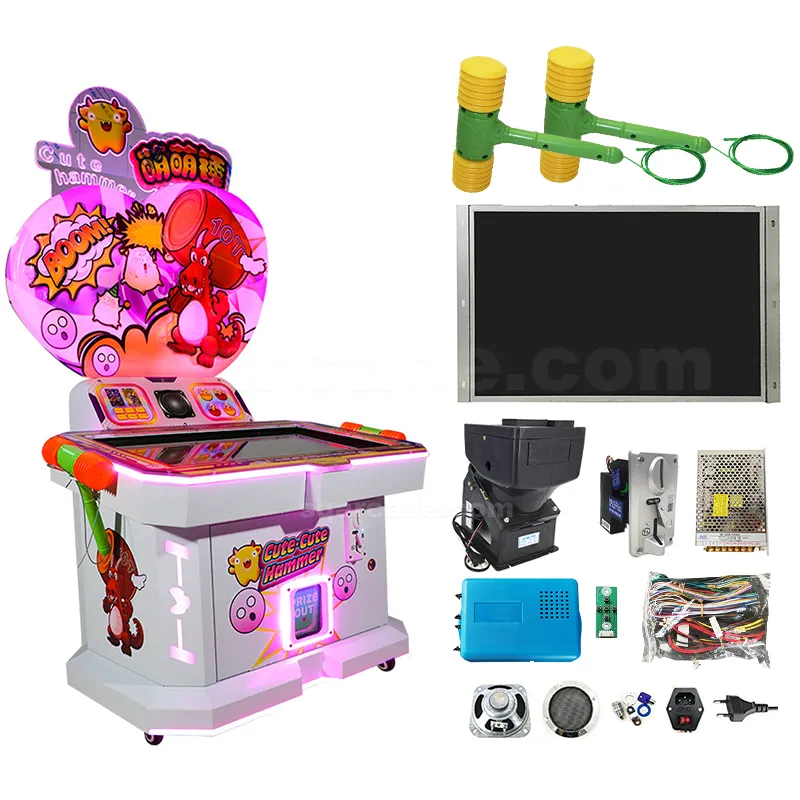 Pretpark Apparatuur Token Muntautomaat Video Game Machine Arcade Game Console Kleine Magische Hamer Game Machine Kit