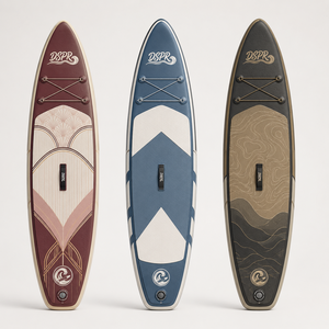 Planche à pagaie gonflable tout-terrain de 32 <span class=keywords><strong>pouces</strong></span> de large, système à 3 ailerons, capacité de 150 à 180 kg pour une stabilité supérieure pour les débutants - Product Image 5