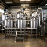 Équipement de brasserie à température contrôlée TEK, fabriqué en Chine, chaudière de brassage 5BBL 500l, cuve de mashing et de cuisson 7BBL, prix usine