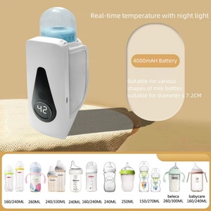 Calentador de Leche Portátil para Bebés con Pantalla LED, Impermeable, Ajuste Inteligente de Temperatura, Calentador sin Agua, Productos de Alimentación para Viajes al Aire Libre - Product Image 2