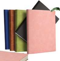 Carnet A5 en cuir PU avec reliure cousue, logo personnalisé, journal cadeau pour réunions d'affaires et bureaux, vente en gros